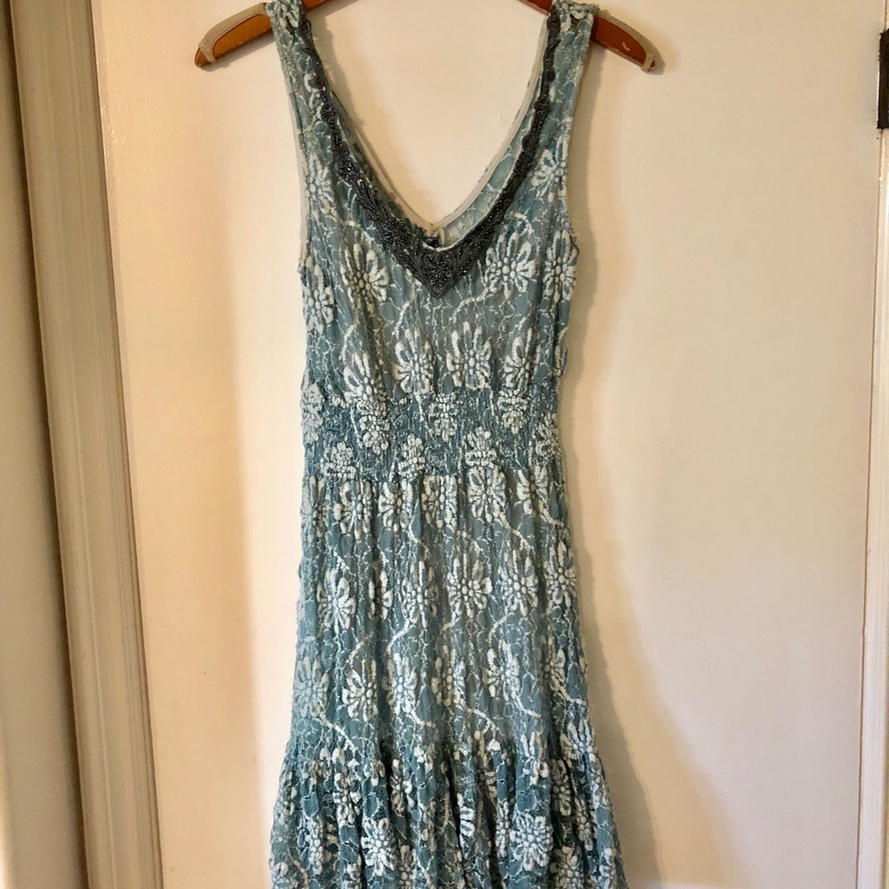 Lace embellished free People dress